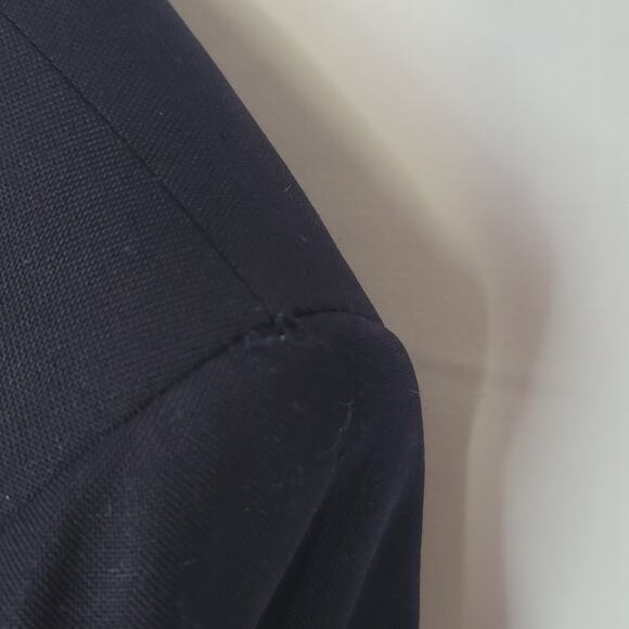 Burberry- Vintage Men's Navy blue double breasted blazer- See Measurements - Picture 6 of 11